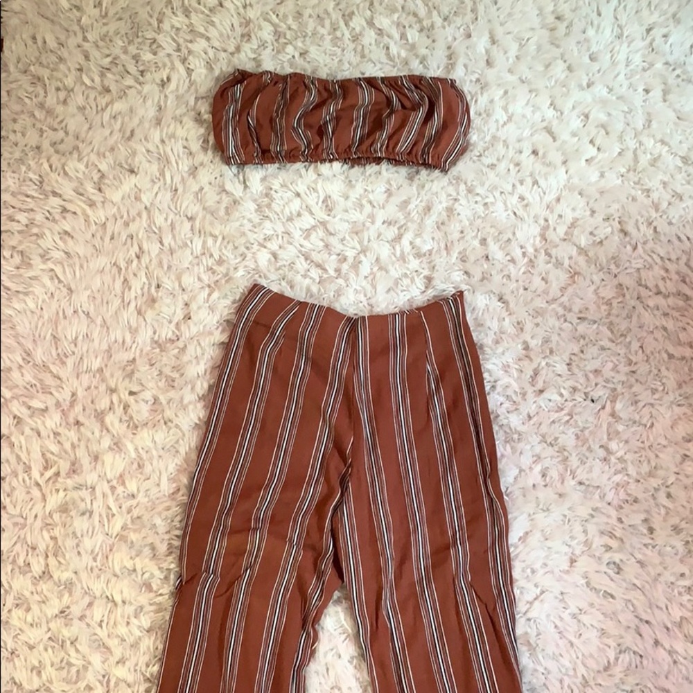 matching flowy two peice